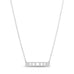 Moon Phase Necklace Silver
