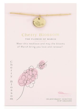Birth Flower March Cherry Blossom