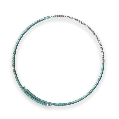 Norah Bangle, Matte Turquoise SILVER