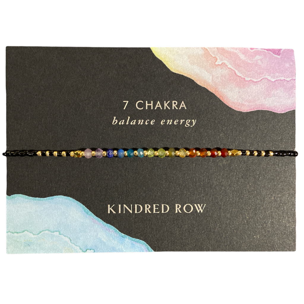 Chakra Healing Gemstone Stacking Bracelet