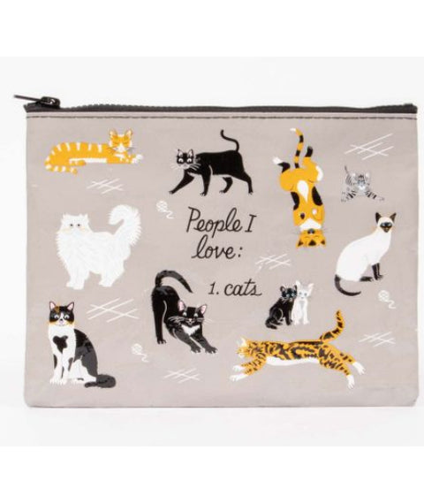 People I Love: Cats Zipper Pouch