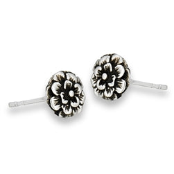 Flower Burst Silver Stud