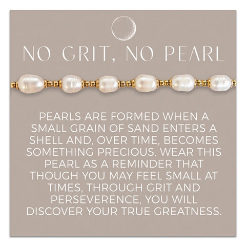 Pearl Bracelet with Gold Accents