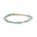 Turquoise/Gold Delicate Wrap