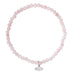 Mini Bracelet Rose Quartz/Silver