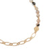 Chain Bracelet Rhodonite/Gold