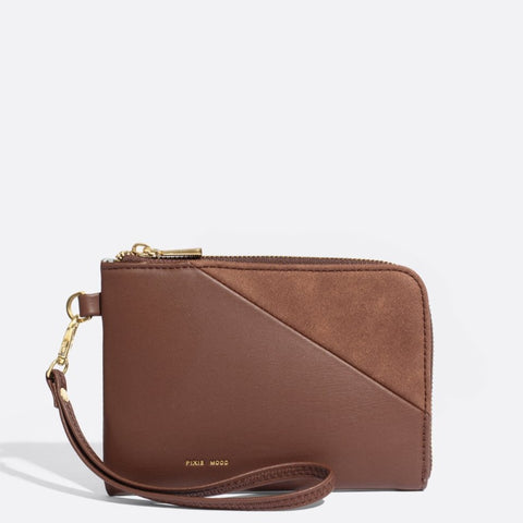 Stacy Wristlet - Dark Oak