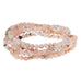 Stone Wrap Morganite/Blk Tourmaline