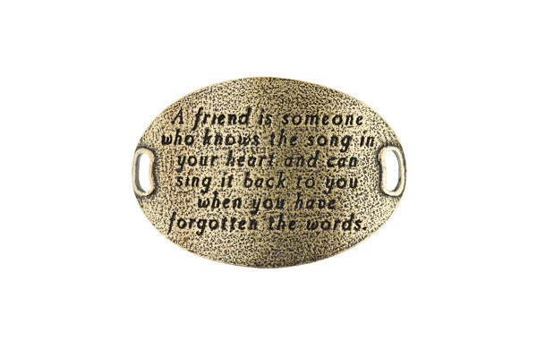 TS Statment  A friend is someone who -Brass - Across The Way