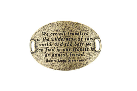 TS Statment We are all travelers -Brass - Across The Way