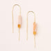 Thread Earring Rose Q/Amber/Gold - Across The Way