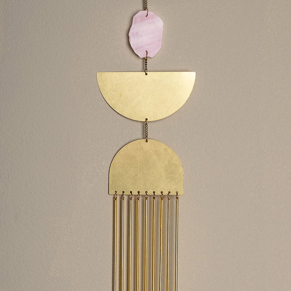 Nebula Rose Quartz Wall Hanging