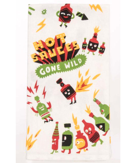 Hot Sauch Gone Wild Dish Towel