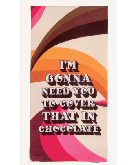 Cover in Chocolate Dish Towel