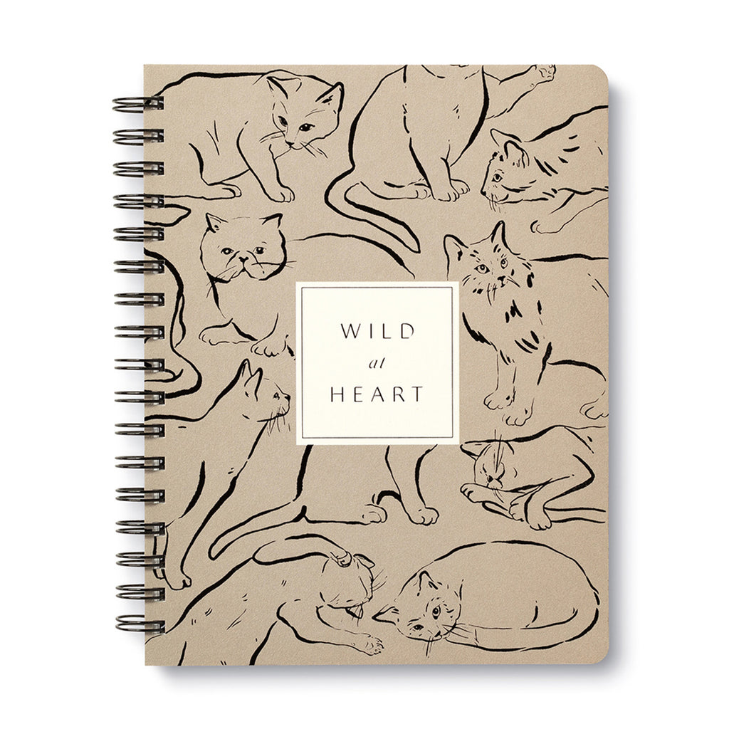Wild at heart Spiral Notebook