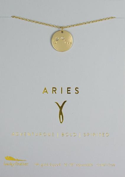 Zodiac Necklace Aries