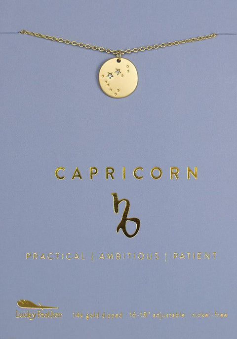 Zodiac Necklace Capricorn