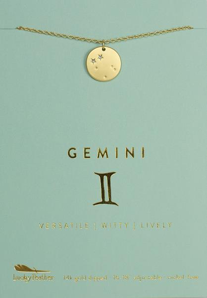 Zodiac Necklace Gemini