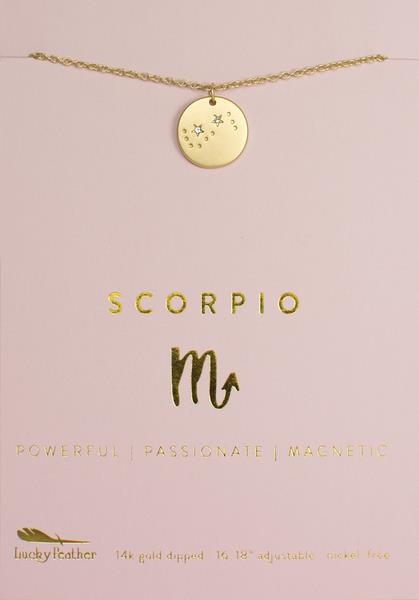 Zodiac Necklace Scorpio
