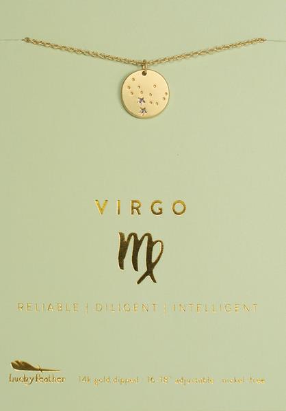 Zodiac Necklace Virgo