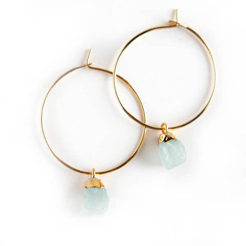 Bella Earrings, Amazonite