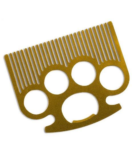Brass Knuckle Pocket Comb