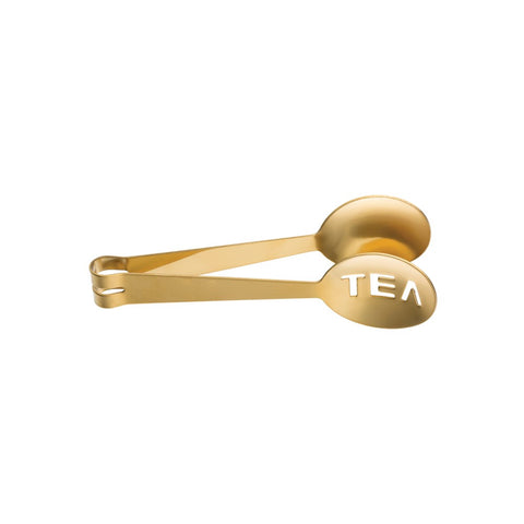 Stainless Steel Tea Tongs Gold