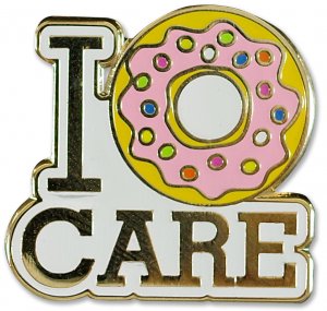 I donut Care Pin