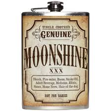 Moonshine flask 8 oz. stainless steel - Across The Way