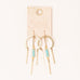 Dreamcatcher Earring Turquoise Gold