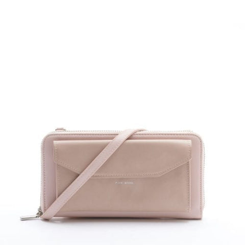 Frances Zip Around Wallet - Muted Rose - Across The Way