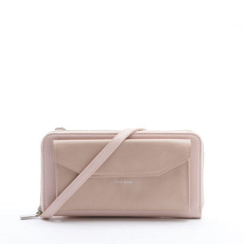 Frances Zip Around Wallet - Muted Rose - Across The Way