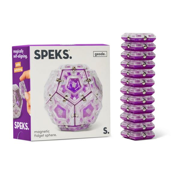 Geode Magnet Pack Purple