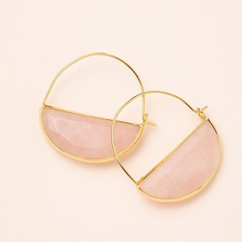 Hoop Earring Rose Q/Gold - Across The Way