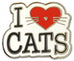 I Love Cats Pin