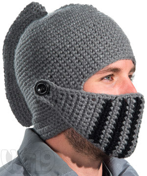Knitted Knight Beanie Hat