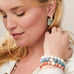 Light Blue Agate Pearl Bracelet