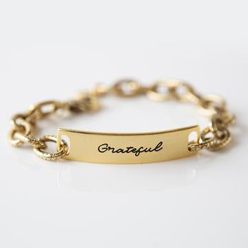 Link Bracelet Grateful - Gold