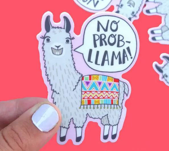 Llama No prob Llama Sticker