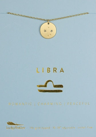 Zodiac Necklace Libra