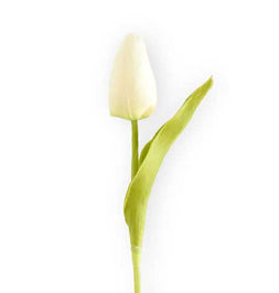 Real Touch Tulip White