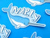 Narly Narwhal Sticker