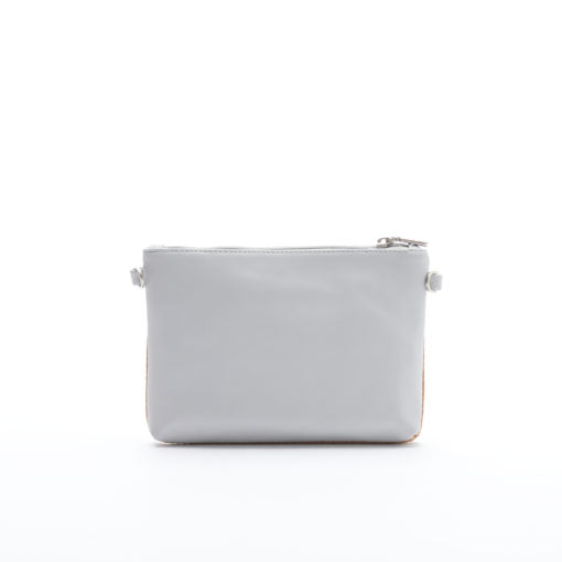 Nicole Pouch Small - Grey/Cork - Across The Way