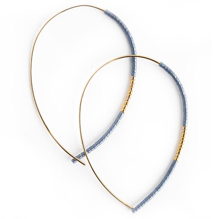 Norah Earrings, Cornflower - Across The Way